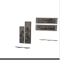 Traditional Chinese Ink Wash Landscape Paintings Hung On Grey Wall