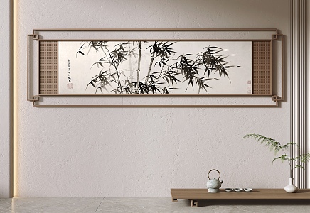 New Chinese Decorative Painting Hanging Painting 3d model