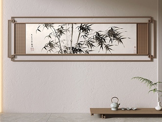 New Chinese Decorative Painting Hanging Painting 3d model