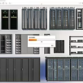 Server Cabinet Room Server Network Equipment Weak Current Box Distribution Box 3d model