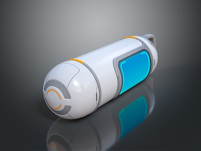 Sci-fi Capsule Space Capsule Hibernation Capsule Freezing Capsule Rest Capsule Rest Capsule 3d model