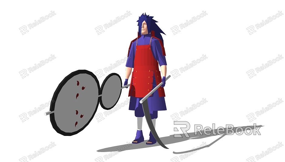 Modern game character Naruto spot model