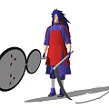 Modern game character Naruto spot 3d model