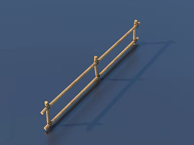 Golden Metal Garden Decorative Structure With Crossed Design For Plant Support 3d model