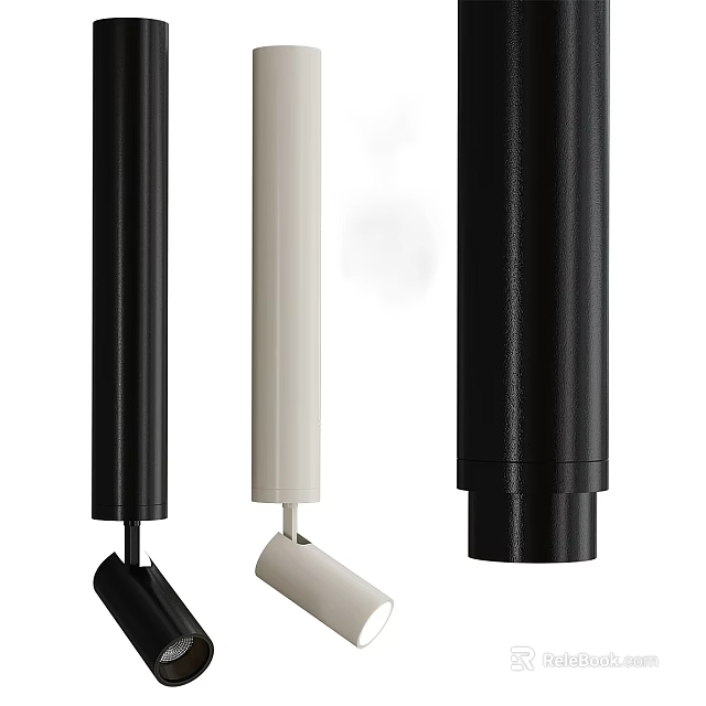 Modern Black And White Wall Lamps With Sleek Design For Home Interior Decor 3d model 