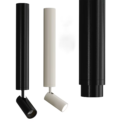 Modern Black And White Wall Lamps With Sleek Design For Home Interior Decor 3d model