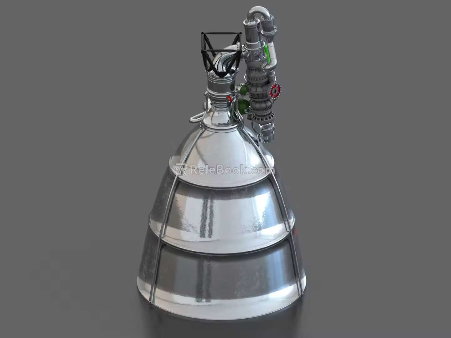 aero engine rocket engine aircraft engine 3d model