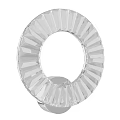 Stylish Crystal Ring Shaped Wall Lamp With Gold Accent Modern Decor