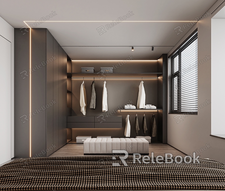 Modern Cloakroom model