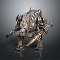 Mech Warrior Mech Soldier Machine Battlearm Mechanical Battlearm Machine Fighter Robot 3d model
