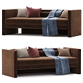 Segmented sofa 3d model