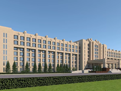 Jianou Office Building Administrative Office Building 3d model