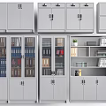 Modern Entryway and Side Cabinets with Glass Doors Drawers and Storage Shelves Design