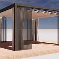Modern Wooden Pergola Designs With Open Structure And Various Angles For Outdoor Spaces