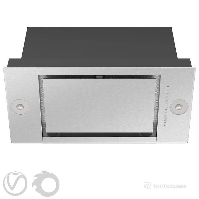 Modern Stainless Steel Microwave Oven With Sleek Design And Control Panel Features 3d model 