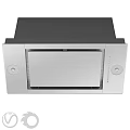 Modern Stainless Steel Microwave Oven With Sleek Design And Control Panel Features