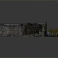 Complex Multi Story Building Complex Model With Diverse Architectural Structures And Roof Designs
