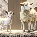 Animal Dog Sheep 3d model