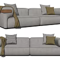 Modern double sofa 3d model