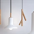 Nordic chandelier small chandelier 3d model