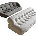 Modern Multiplayer Sofa Double Sofa 3d model
