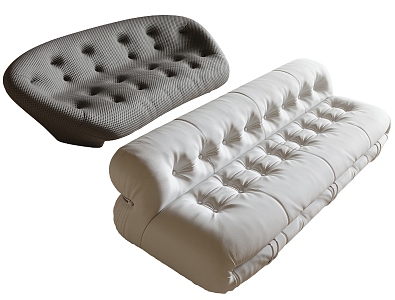 Modern Multiplayer Sofa Double Sofa 3d model