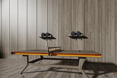 Modern table tennis table 3d model