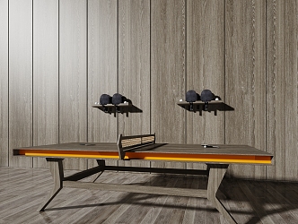 Modern table tennis table 3d model