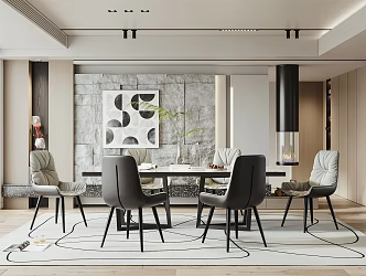 Modern Restaurant 3d model
