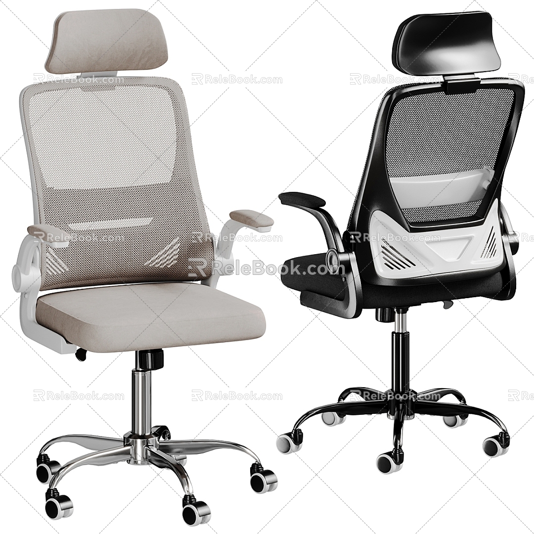 Office Chair Leisure Chair Swivel Chair 3d model