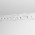 Classic Sculptural Carving Ceiling Trim With Intricate Patterns And White Plaster Decorative Design 3d model