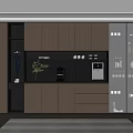 Modern Open Kitchen Interior Design With Island Counter And Wooden Cabinets
