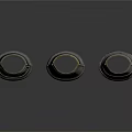 Worn Wooden Barrels With Grayish Distressed Surface Wood Grain And Metal Hoops