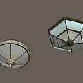 French ceiling lamp 3d model