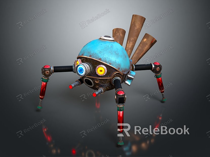 Mech tank mech insect mech spider crab machine crab mechanical crab mech crab model