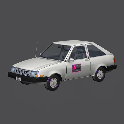 Modern Car Cartoon Car 3d model