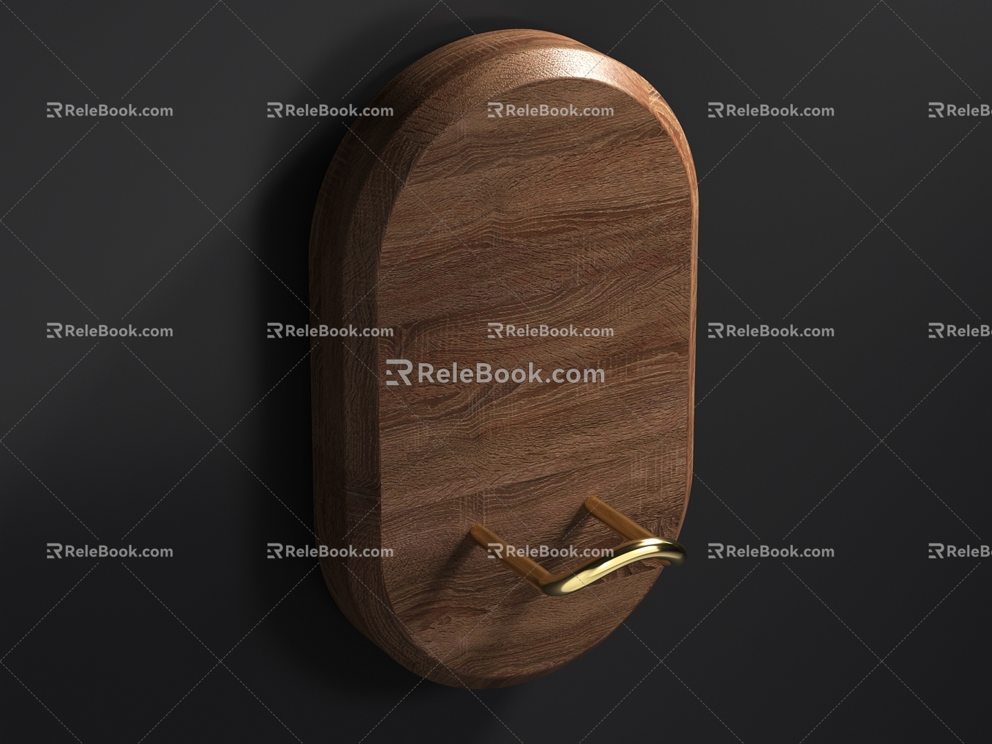 Modern Hook Coat Hook 3d model