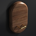 Modern Hook Coat Hook 3d model