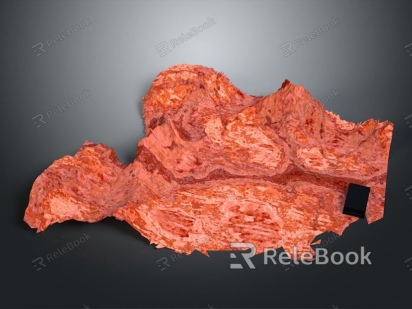 Rock Rock Block Rock Block Rock Specimen Boulder Big Stone Block Rock Stratum Rock Stratum Rock Stratum Rock model