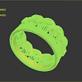Elegant Gold Ring With Intricate Carved Patterns And Ornate Decorative Design