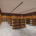 Elegant Wine Cellar Interior With Neatly Arranged Wooden Racks And Warm Lighting