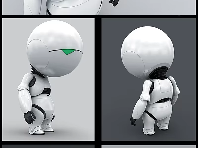 Modern Robots 3d model