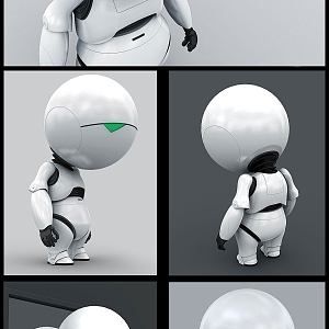 Modern Robots 3d model