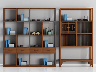 New Chinese Antique Rack 3d model New Chinese Antique Rack 3d model