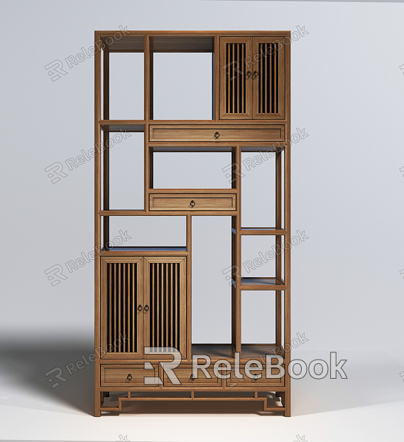 New Chinese Antique Rack model