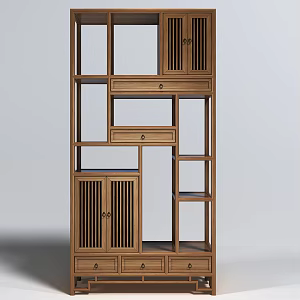 New Chinese Antique Rack 3d model