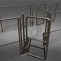 Fence Railing Iron Railing Fence Iron Gate Iron Fence 3d model