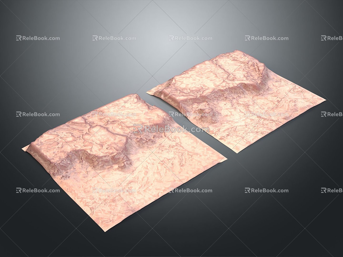 Geography, topography, mountain shape, ridge, ridge, valley, mountain range, canyon, geomorphology, mountain peak, mountain body 3d model