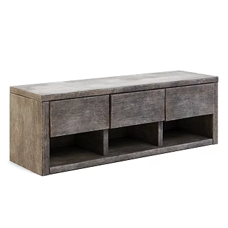 Old Cabinet Wooden Cabinet Low Cabinet Side Cabinet 3d model