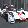 Hyundai Audi R18 Le Mans Endurance Racing Car 3d model